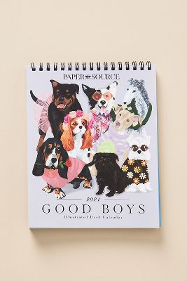 2024 Good Boys Easel Calendar AnthroLiving   85806727 053 B