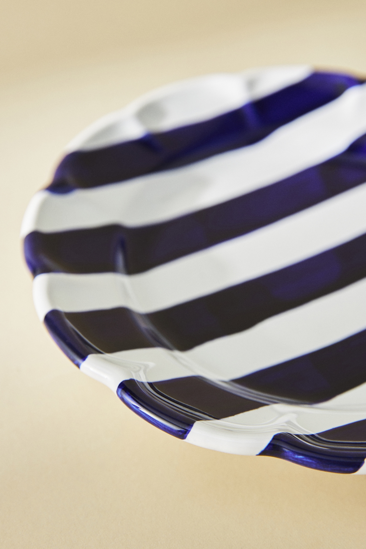 Vietri Amalfitana Striped Salad Plate