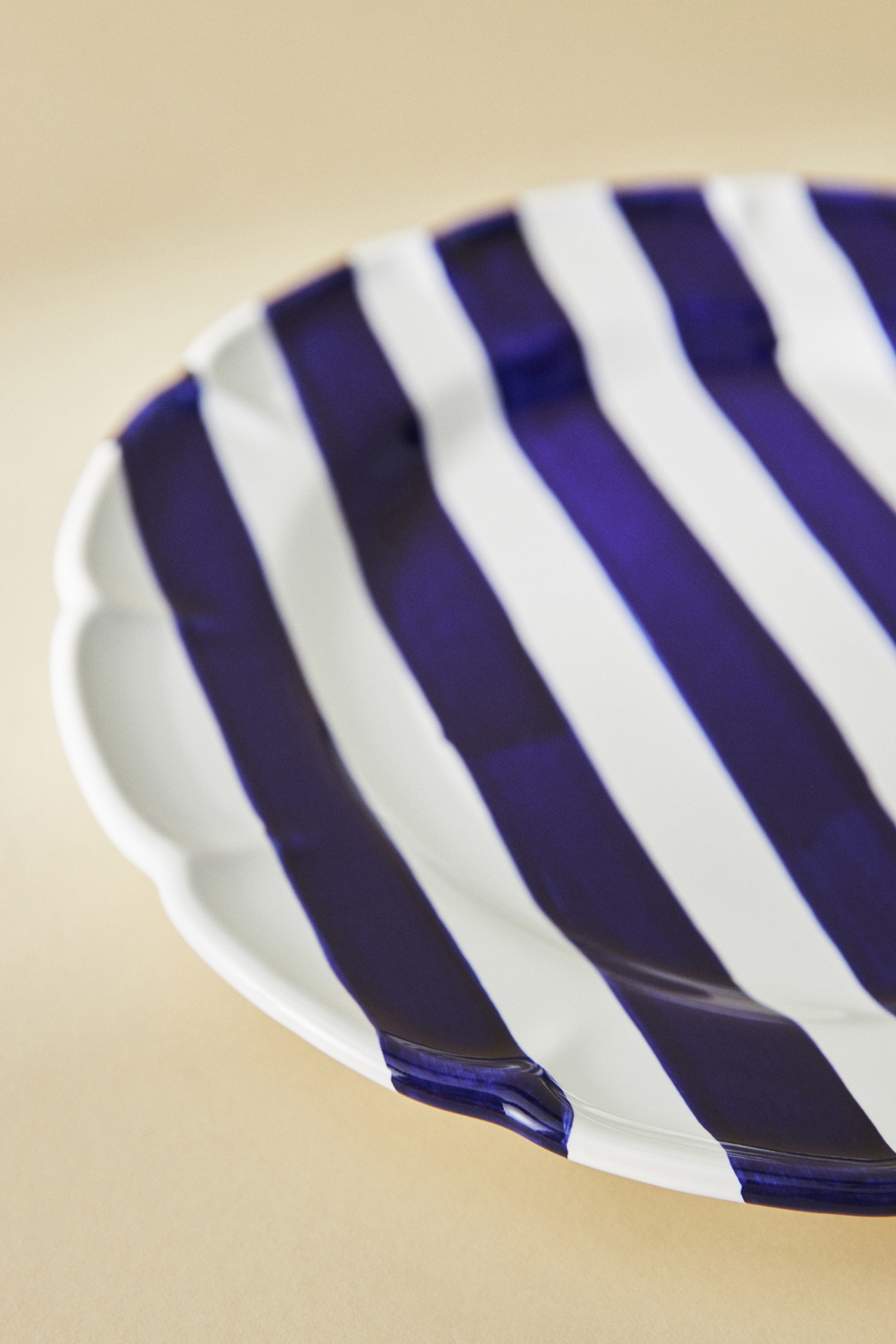 Vietri Amalfitana Striped Dinner Plate