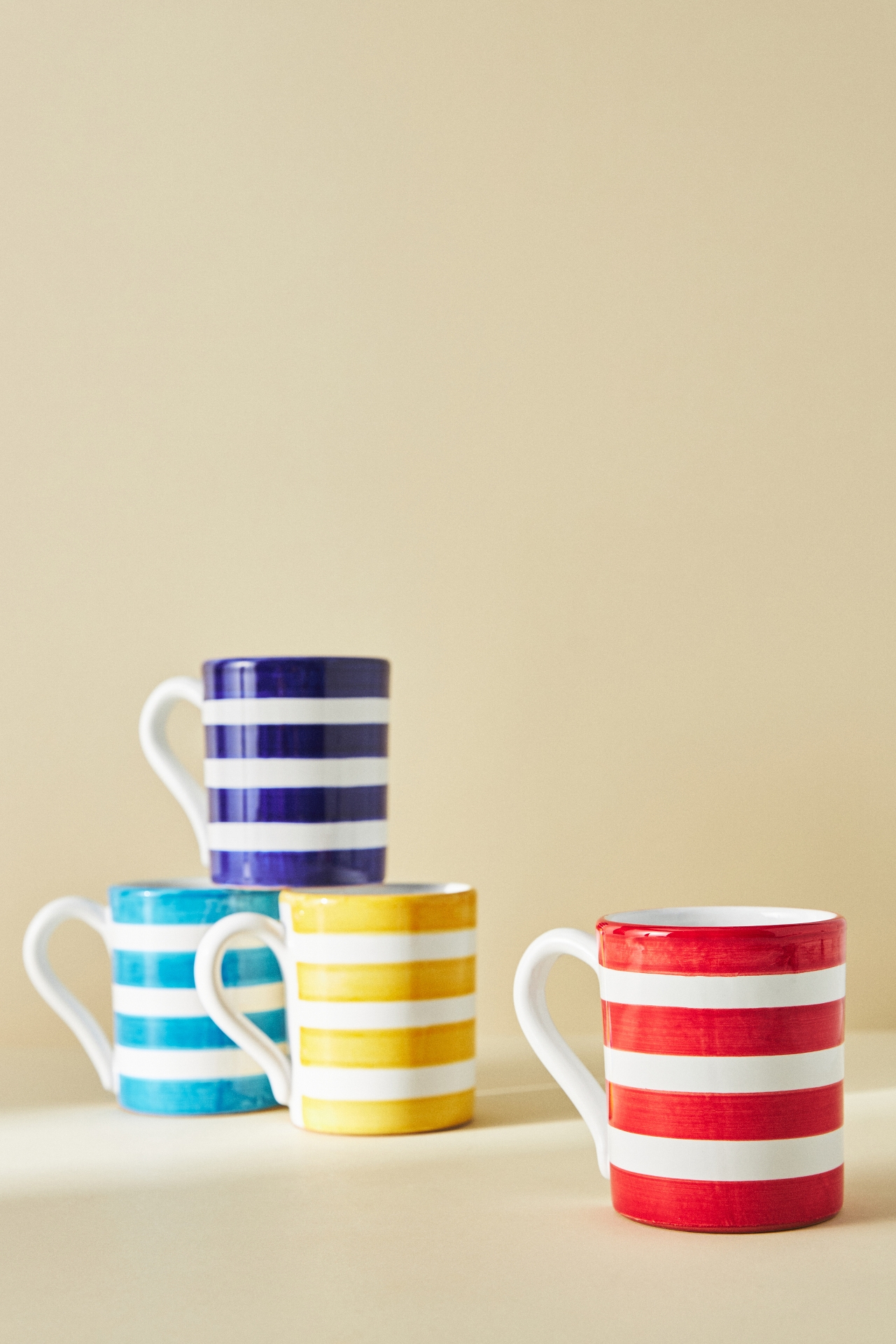 Vietri Amalfitana Striped Mug