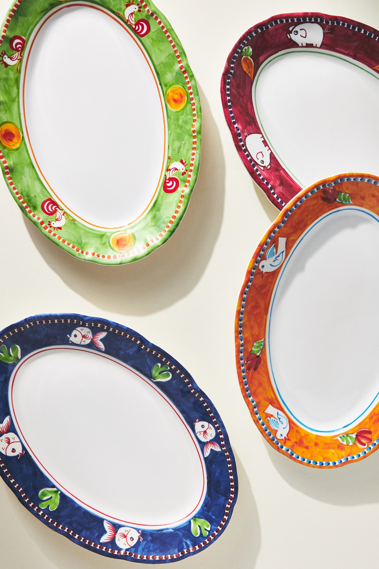 Vietri Melamine Campagna Oval Platter