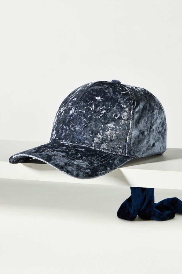 VELVET BASEBALL CAP 