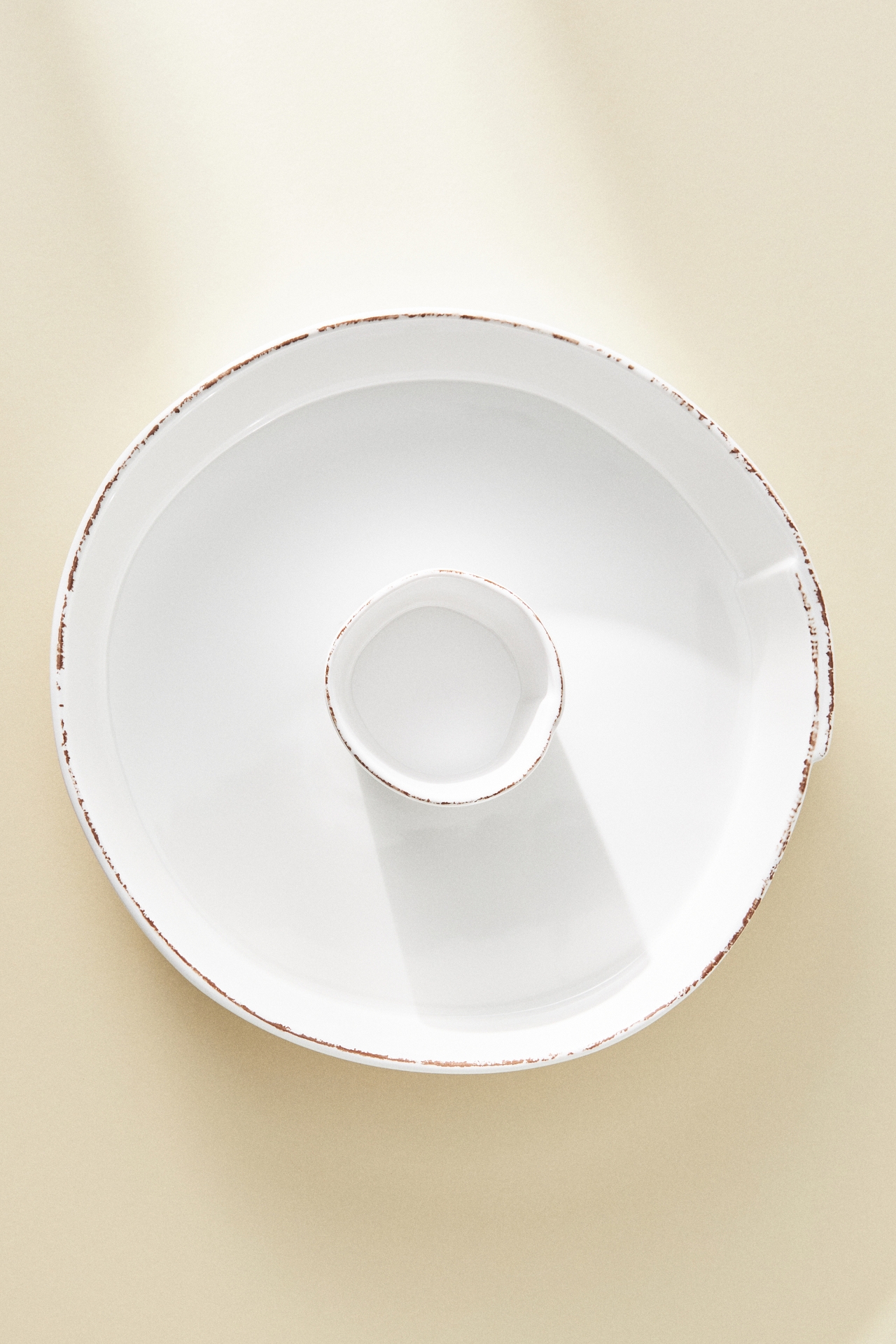 Vietri Melamine Lastra Chip & Dip Platter