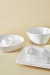 VIETRI MELAMINE LASTRA WHITE LARGE STACKING SERVING BOWL main image 1