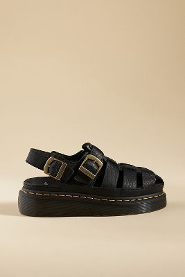 Shop Dr. Martens' Archive Fisherman Sandals In Black