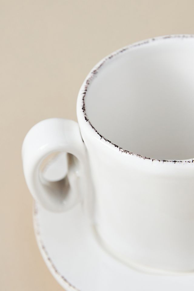Vietri Lastra Espresso Cup & Saucer #1
