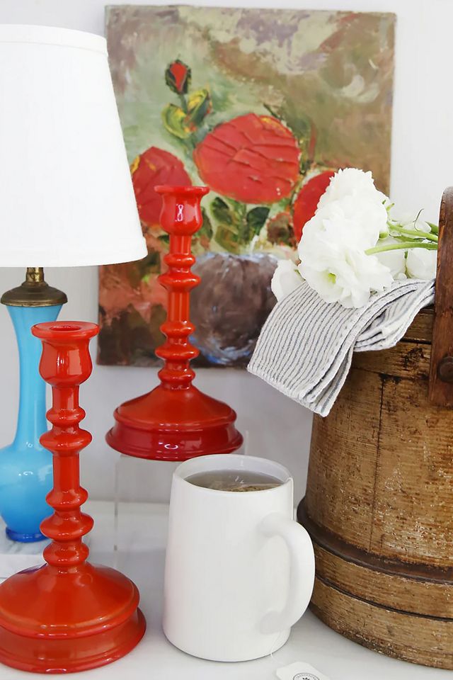 Old Flame Candle Co. Vintage Aki + Akari Candlestick Holders AnthroLiving