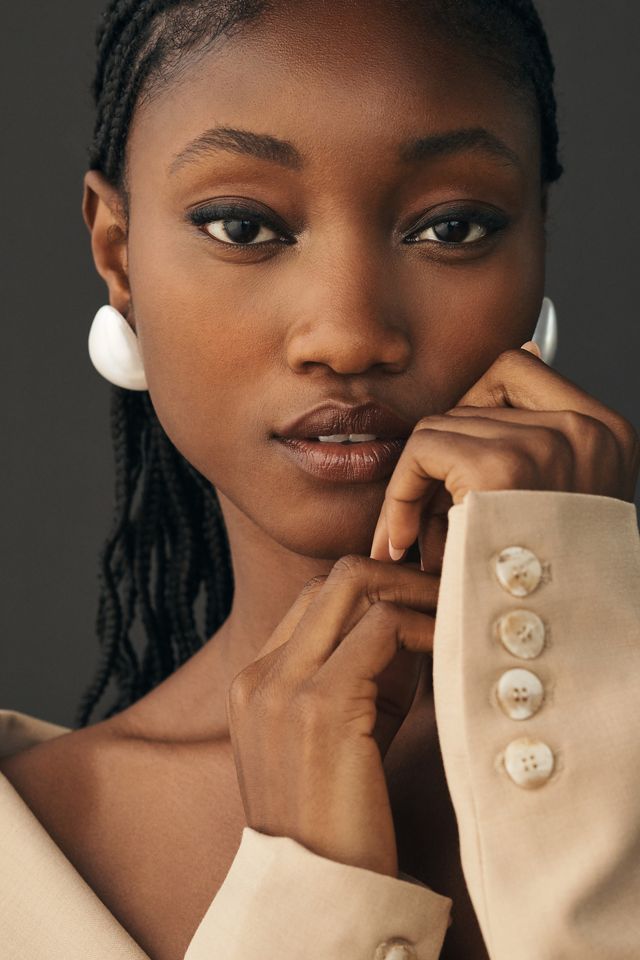Triangular Pearl Earrings | Anthropologie