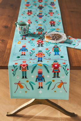 Pink Nutcracker Christmas Table Runner Pink Nutcracker Table Cover New...