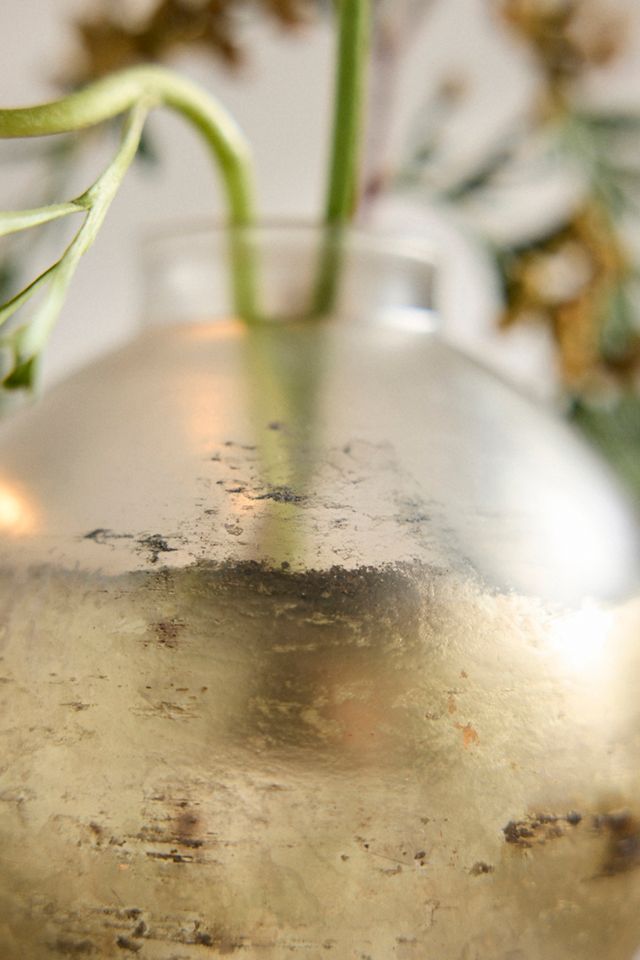 Frosted Metallic Bauble Vases, Set of 2 #1