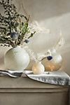 Colorful Crinkle Bauble Vase, White