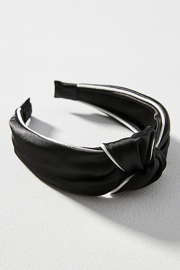 By Anthropologie Everly Knot Headband In Black