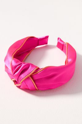 Shop By Anthropologie Everly Knot Headband In Pink