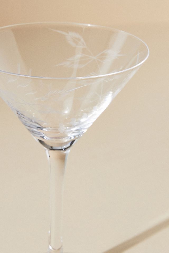 The Vintage List Crystal Martini Glasses, Set of 2 #2