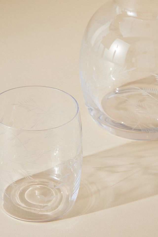 The Vintage List Crystal Carafe & Glass Set #2