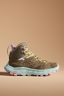 Hoka Anacapa Breeze Aero Mid Breathable Trail Running Shoe In Green