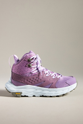 Shop Hoka Anacapa Breeze Mid Sneakers In Purple