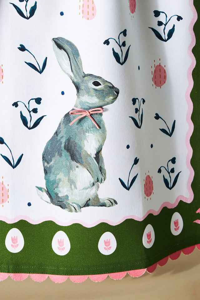 Blossom Bunny Dish Towel #1