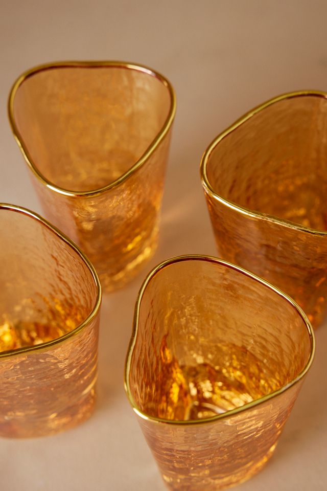 Vasos de Chupito Zaza Lustrados, Juego de 4 #1