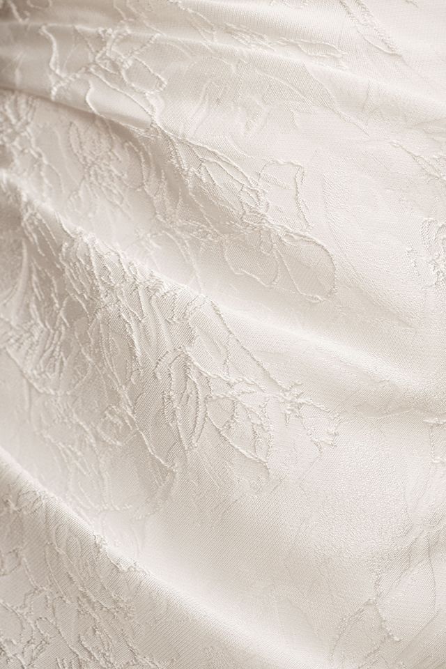 Wtoo by Watters Callahan Sweetheart Draped Jacquard Column Wedding Gown #9