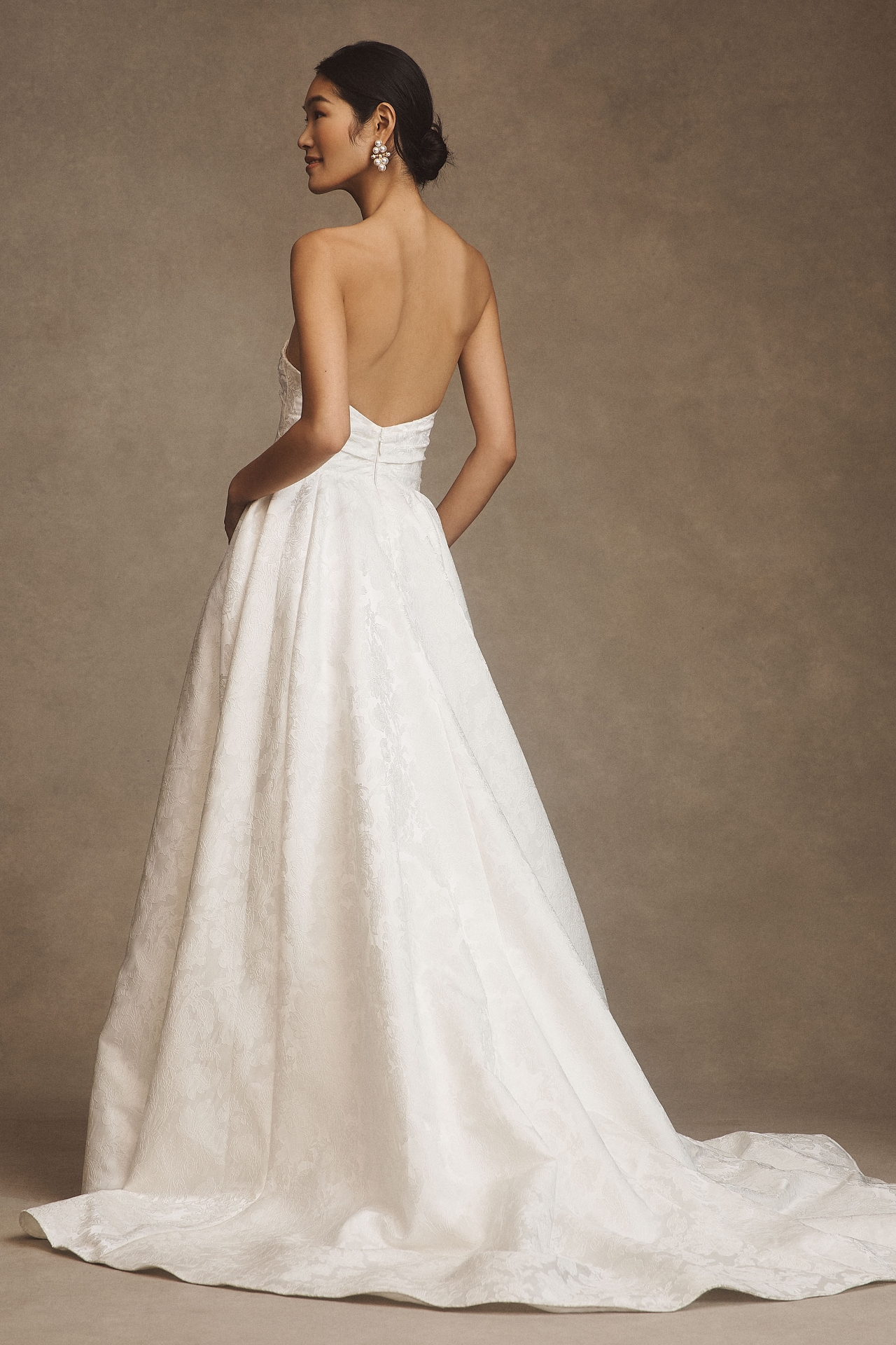 Wtoo by Watters Phoebe Strapless Draped A-Line Wedding Gown