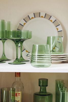Morgan Stemless Wine Glasses, Set of 4