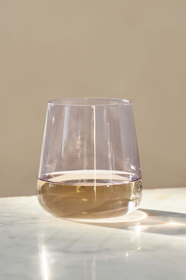Morgan Stemless Wine Glasses, Set of 4 #1