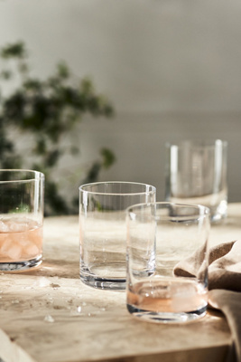 Anthropologie Morgan Double Old Fashioned Glasses, Set Of 4