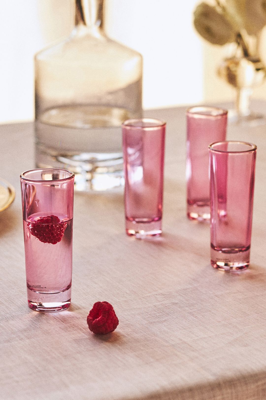 Morgan Shot Glasses, Set of 4 - Fuchsia, Standard, Set Of 4