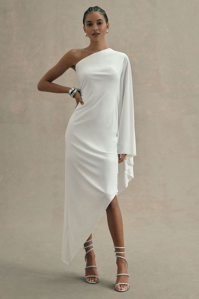 Mac Duggal One-Shoulder Asymmetrical Flowy Dress #2