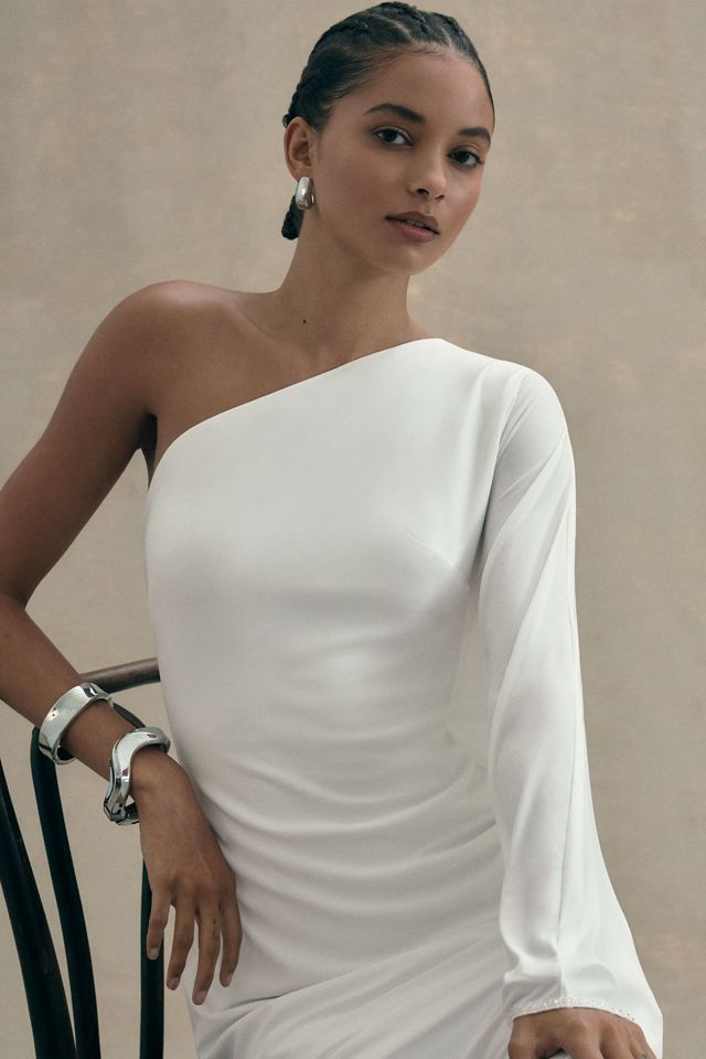 Mac Duggal One-Shoulder Asymmetrical Flowy Dress #3