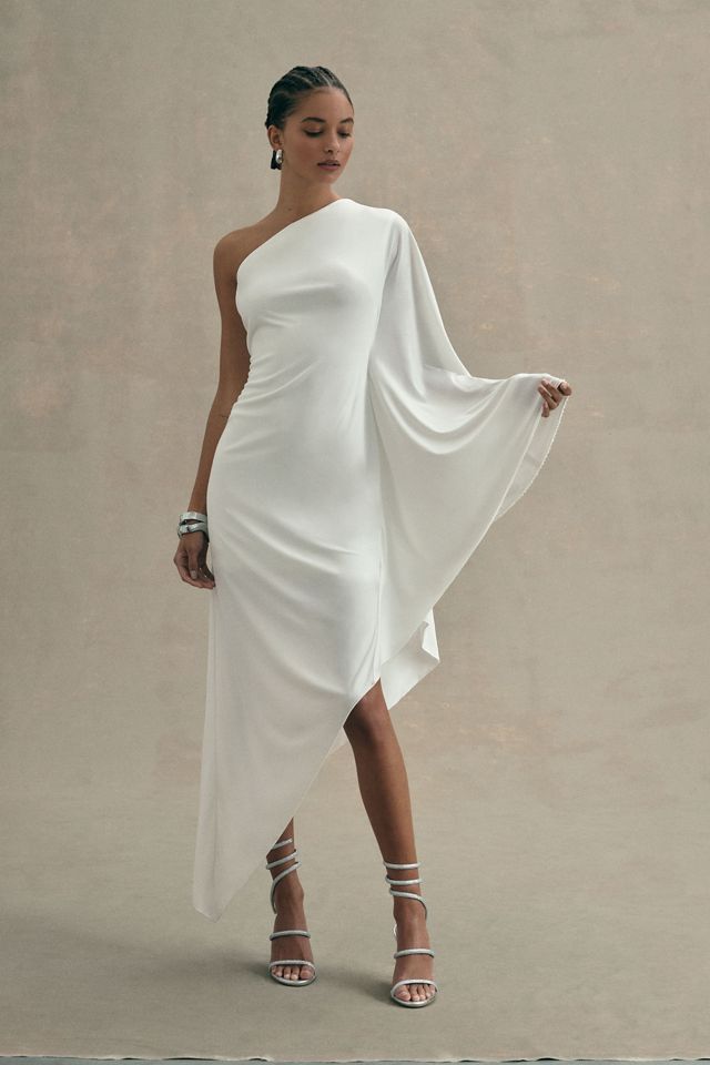 Mac Duggal One-Shoulder Asymmetrical Flowy Dress #1