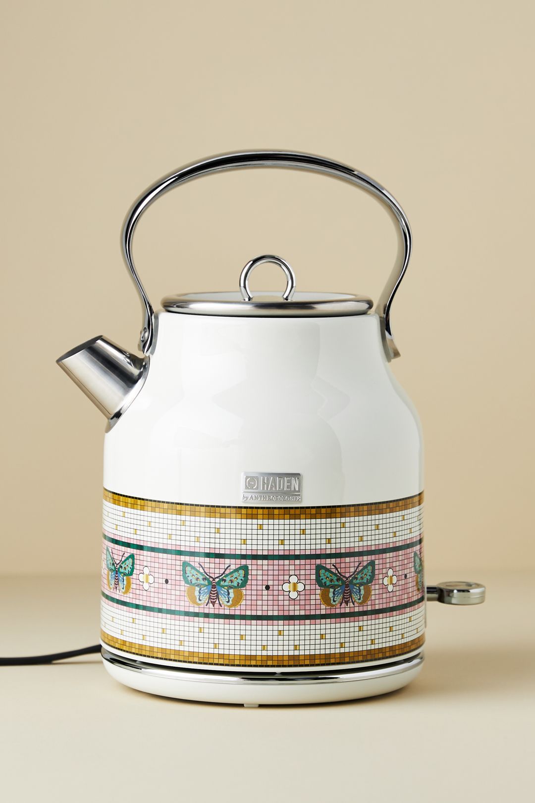 The Bistro Tile x Haden 1.7 Liter Electric Kettle - Pink, Standard, One Size