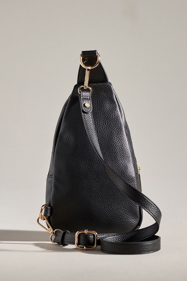 Mali + Lili Gwen Faux Fur Woven Sling Bag #1