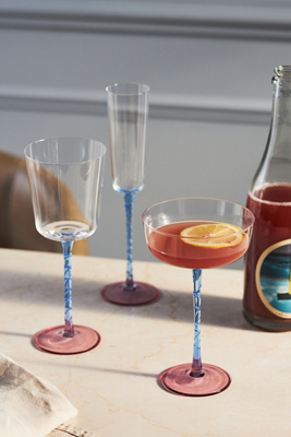 Matana 12 Eleganti Bicchieri da Cocktail Margarita in Plastica con Bordo Dorato, 360ml - Resistenti e Riutilizzabili - Bicchieri da Martini Daiquiri per Matrimoni Compleanni, Feste