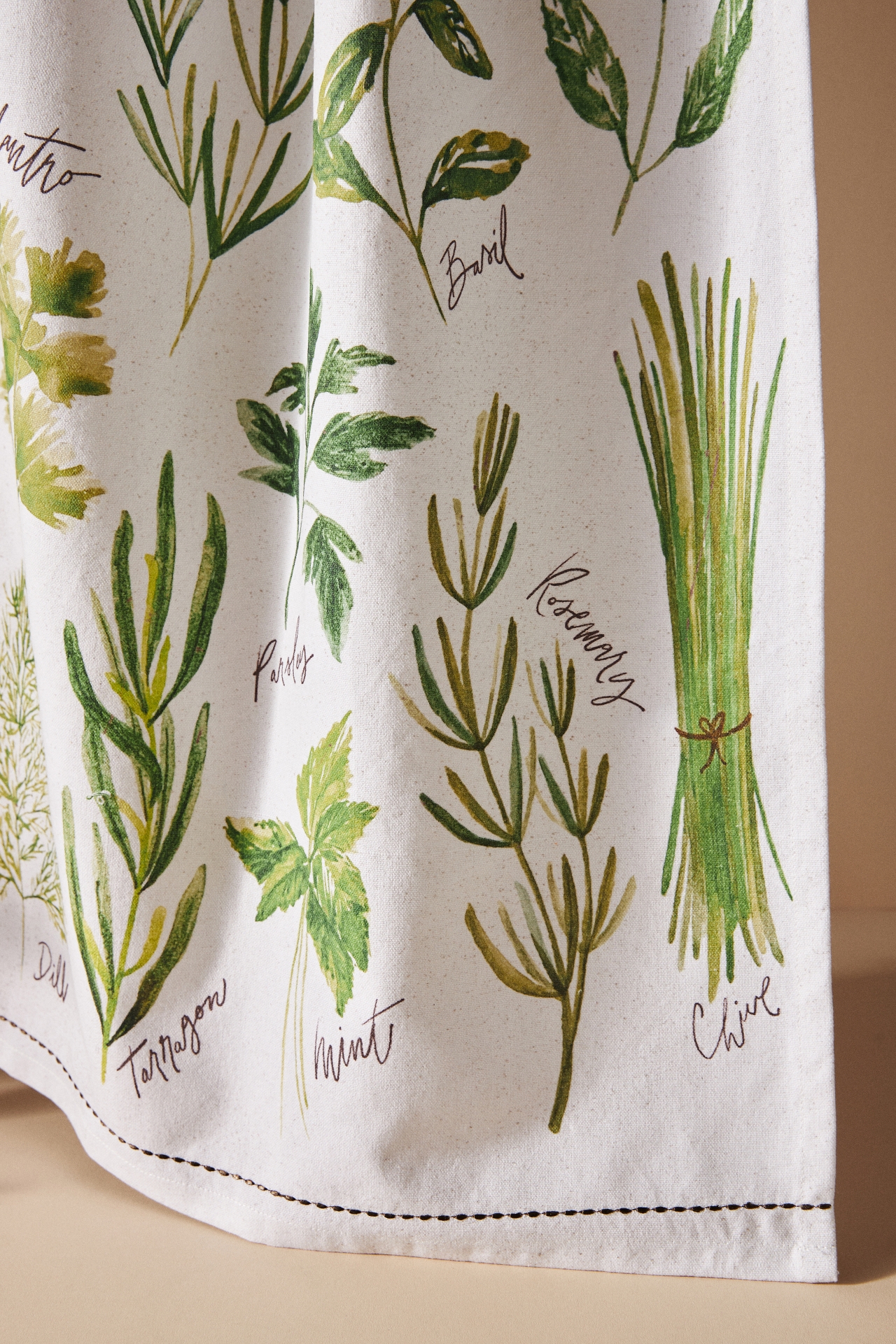 Types Of Herbs Dish Towel