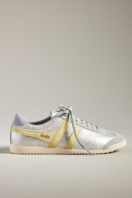 Gola Bullet Blaze Womens Fashion Trainers in Silver Blue