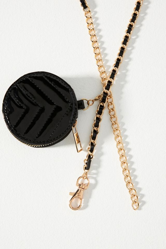 Anthropologie  Green Chain Belt Coin Pouch l/XL Coin Purse Chain Belt | Anthropologie main image 3