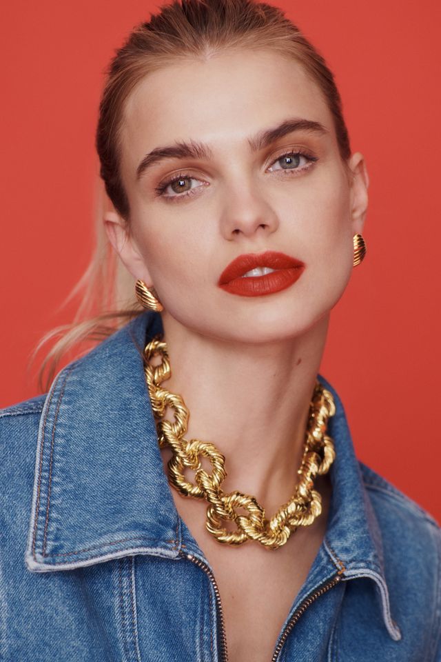 Chunky Sailor-Knot Chain Necklace | Anthropologie