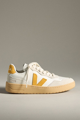 Veja V-90 Sneakers In Yellow