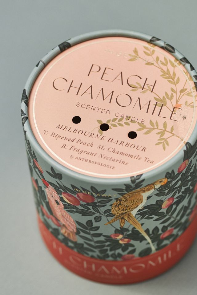 Getaway Fruity Peach Chamomile Boxed Candle | AnthroHome
