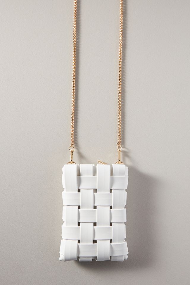 Lindy Woven Phone Case Crossbody Bag | Anthropologie