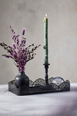 Lacy Fan Decorative Tray