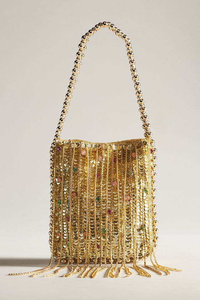 Gold Sequin Party Bag #1
