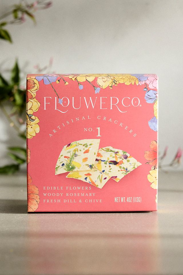 Flouwer Co Floral Crackers, Rosemary Dill + Chive #1