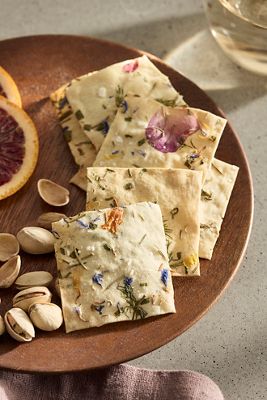 Flouwer Co Floral Crackers, Rosemary Dill + Chive