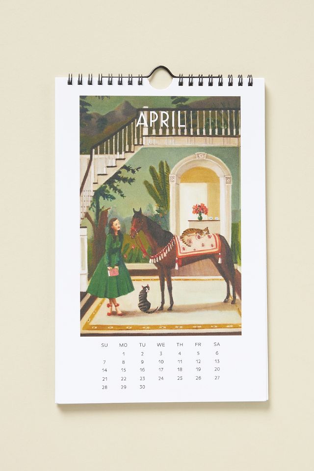 Hill Whimsical Worlds 2024 Calendar AnthroLiving