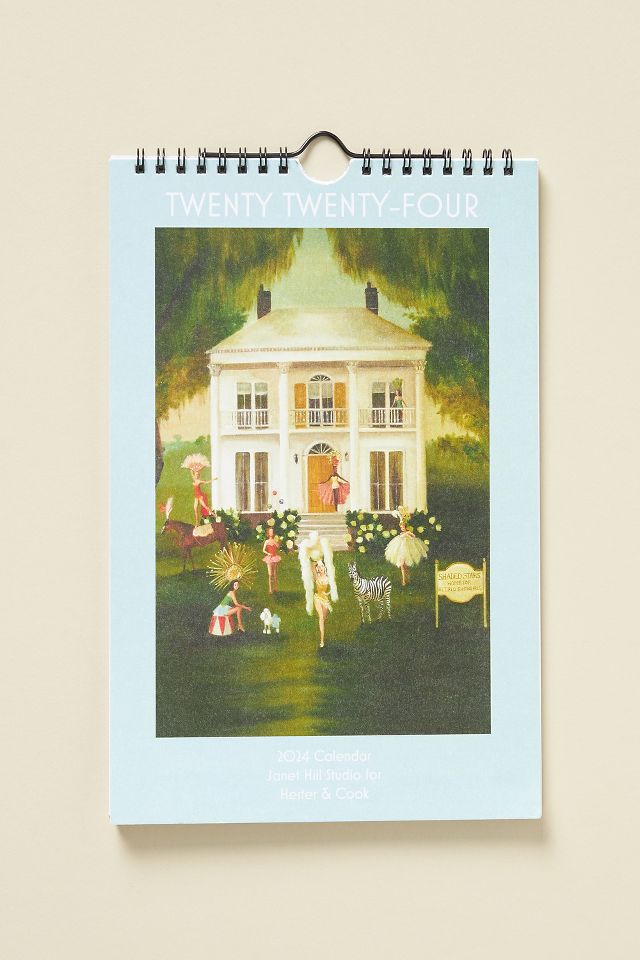 Hill Whimsical Worlds 2024 Calendar AnthroLiving