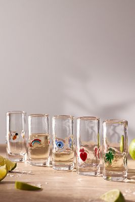 ANTHROPOLOGIE Henriette DOF Glass Clear shops