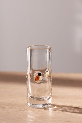 Anthropologie Icon Shot Glass In Transparent